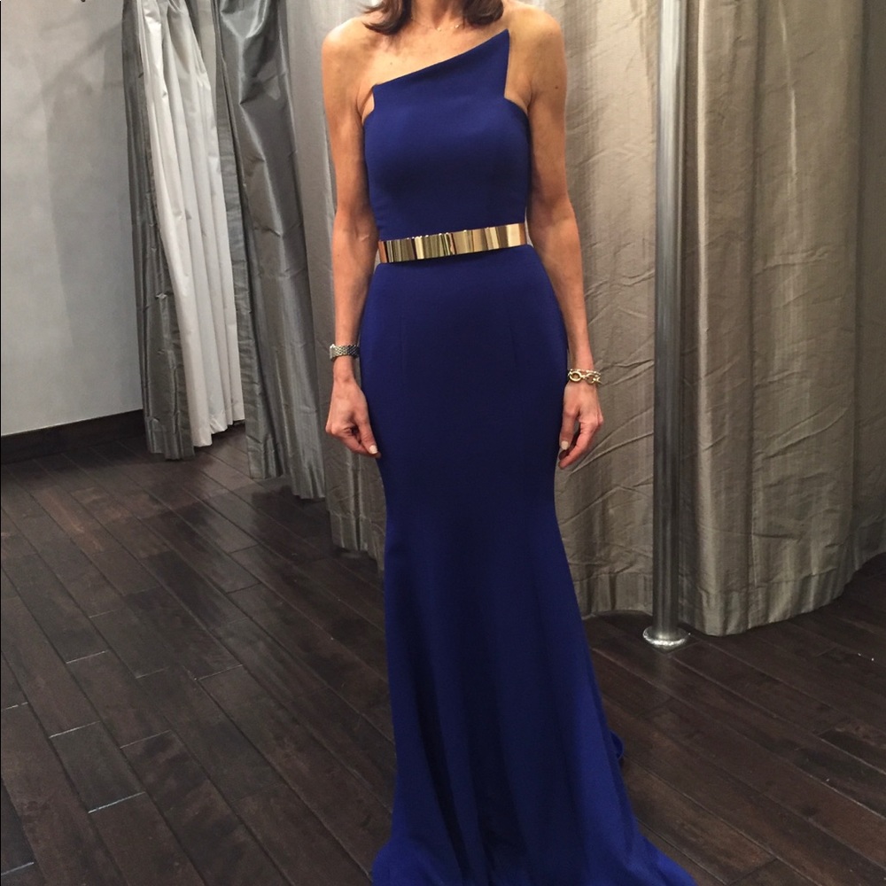 Beautiful blue mermaid style gown